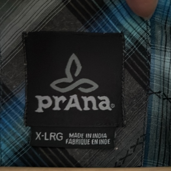 Prana mens xl button up long sleeved shirt - Picture 2 of 5
